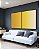 Duo de Quadros Abstrato Degradê Amarelo Ouro e Areia Canvas Moldura - Imagem 2