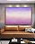 Quadro Horizontal Abstrato Roxo Lavanda Branco Rosa Claro Canvas Moldura - Imagem 3