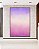 Quadro Vertical Abstrato Roxo Lavanda Branco Rosa Claro Canvas Moldura - Imagem 5