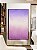Quadro Vertical Abstrato Roxo Lavanda Branco Rosa Claro Canvas Moldura - Imagem 2