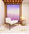 Quadro Vertical Abstrato Roxo Lavanda Branco Rosa Claro Canvas Moldura - Imagem 3