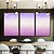 Trio de Quadros Abstrato Roxo Lavanda Branco Rosa Claro Canvas Moldura - Imagem 2