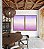 Duo de Quadros Abstrato Roxo Lavanda Branco Rosa Claro Canvas Moldura - Imagem 3