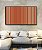 Quadro Horizontal Abstrato Listras Degradê Laranja Coral e Marfim Canvas Moldura - Imagem 4