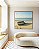 Quadro Quadrado Barco em Praia de Mar Azul Calmo Céu Limpo Canvas Moldura - Imagem 5