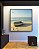 Quadro Quadrado Barco em Praia de Mar Azul Calmo Céu Limpo Canvas Moldura - Imagem 4