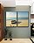 Duo de Quadros Barco em Praia de Mar Azul Calmo Céu Limpo Canvas Moldura - Imagem 4