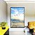 Quadro Vertical Pássaros em Praia de Mar Calmo Azul Natureza Canvas Moldura - Imagem 1