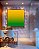 Quadro Quadrado Abstrato Degradê Verde Esmeralda e Amarelo Dourado Canvas Moldura - Imagem 3