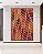 Quadro Vertical Folhas Abstratas Marrom Terra Vermelho Tijolo Canvas Moldura - Imagem 5