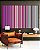 Trio de Quadros Estilizados Abstrato Degradê Listras Rosa Choque Areia Azul Canvas Moldura - Imagem 3