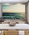 Quadro Horizontal Mar Turquesa Calmo e Céu Claro Natureza Canvas Moldura - Imagem 2