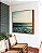 Quadro Quadrado Mar Turquesa Calmo e Céu Claro Natureza Canvas Moldura - Imagem 3