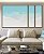 Trio de Quadros Estilizados Mar Azul Suave e Praia de Areia Branca Canvas Moldura - Imagem 2