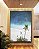 Quadro Vertical Mar Azul e Coqueiro em Praia Branca Canvas Moldura - Imagem 3