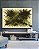 Quadro Horizontal Abstrato Verde Pistache Marrom Efeito Pintura Canvas Moldura - Imagem 5