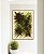 Quadro Vertical Abstrato Verde Pistache Marrom Efeito Pintura Canvas Moldura - Imagem 1