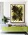 Quadro Vertical Abstrato Verde Pistache Marrom Efeito Pintura Canvas Moldura - Imagem 4