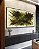 Trio de Quadros Abstrato Verde Pistache Marrom Efeito Pintura Canvas Moldura - Imagem 4