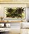 Trio de Quadros Estilizados Abstrato Verde Pistache Marrom Efeito Pintura Canvas Moldura - Imagem 3