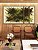 Trio de Quadros Estilizados Abstrato Verde Pistache Marrom Efeito Pintura Canvas Moldura - Imagem 4
