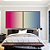 Duo de Quadros Quadrados Degradê Rosa Choque Areia Azul Canvas Moldura - Imagem 5