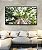 Quadro Horizontal Árvore Folhas Verdes e Tronco Paisagem Canvas Moldura - Imagem 5