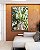 Quadro Vertical Árvore Folhas Verdes e Tronco Paisagem Canvas Moldura - Imagem 1
