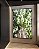 Quadro Vertical Árvore Folhas Verdes e Tronco Paisagem Canvas Moldura - Imagem 4