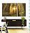 Trio de Quadros Estilizados Floresta Árores Luzes do Sol Natureza Canvas Moldura - Imagem 2