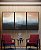 Trio de Quadros Abstrato Degradê Rosa Antigo Azul Escuro Efeito Pintura Canvas Moldura - Imagem 5