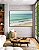 Quadro Horizontal Praia de Mar Calmo Turquesa Natureza Canvas Moldura - Imagem 1