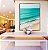 Quadro Vertical Praia de Mar Calmo Turquesa Natureza Canvas Moldura - Imagem 4