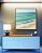 Quadro Quadrado Praia de Mar Calmo Turquesa Natureza Canvas Moldura - Imagem 2