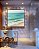 Quadro Quadrado Praia de Mar Calmo Turquesa Natureza Canvas Moldura - Imagem 3