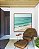 Quadro Quadrado Praia de Mar Calmo Turquesa Natureza Canvas Moldura - Imagem 5