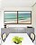 Duo de Quadros Quadrados Praia de Mar Calmo Turquesa Natureza Canvas Moldura - Imagem 5