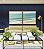 Duo de Quadros Quadrados Praia de Mar Calmo Turquesa Natureza Canvas Moldura - Imagem 3