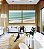 Duo de Quadros Quadrados Praia de Mar Calmo Turquesa Natureza Canvas Moldura - Imagem 1