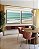 Duo de Quadros Quadrados Praia de Mar Calmo Turquesa Natureza Canvas Moldura - Imagem 2