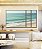 Trio de Quadros Estilizados Praia de Mar Calmo Turquesa Natureza Canvas Moldura - Imagem 4