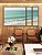 Trio de Quadros Estilizados Praia de Mar Calmo Turquesa Natureza Canvas Moldura - Imagem 1
