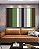 Quadro Horizontal Abstrato Listras Geométrico Verde Cinza Branco Canvas Moldura - Imagem 5