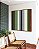 Quadro Quadrado Abstrato Listras Geométrico Verde Cinza Branco Canvas Moldura - Imagem 4