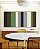 Duo de Quadros Quadrados Abstrato Listras Geométrico Verde Cinza Branco Canvas Moldura - Imagem 1