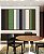 Trio de Quadros Estilizados Abstrato Listras Geométrico Verde Cinza Branco Canvas Moldura - Imagem 5