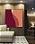Quadro Quadrado Abstrato Vermelho Carmim Rosa Salmão Minimalista Canvas Moldura - Imagem 1