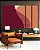 Trio de Quadros Estilizados Abstrato Vermelho Carmim Rosa Salmão Minimalista Canvas Moldura - Imagem 1