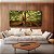 Duo de Quadros Quadrados  Árvore Folhas Raízes Natureza Imponente Canvas Moldura - Imagem 4