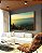 Quadro Horizontal Mar Turquesa Luzes do Sol e Floresta Natureza Canvas Moldura - Imagem 2